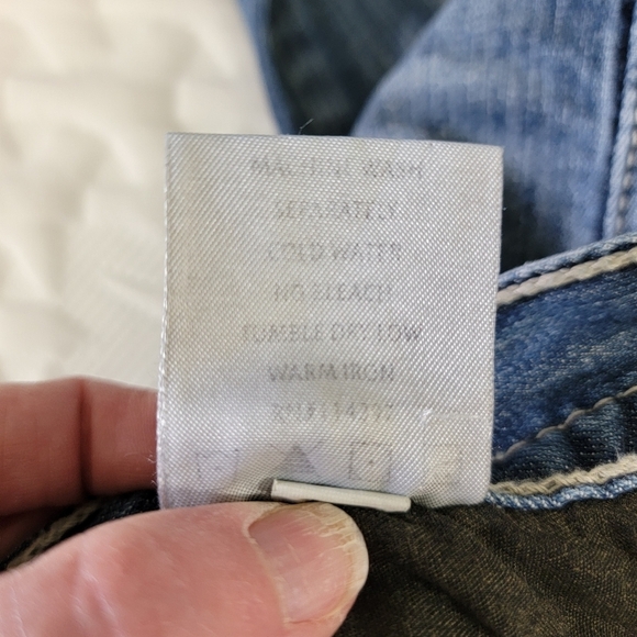 TK Axel Treadwell Relaxed Straight Denim Jeans Mens 32 X 34 - Picture 11 of 15